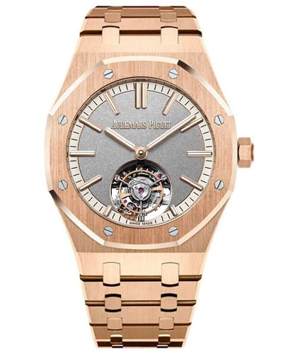 Часы с позолотой Audemars Piguet Royal Oak Tourbillon Extra-Thin 26730OR.OO.1320OR.05