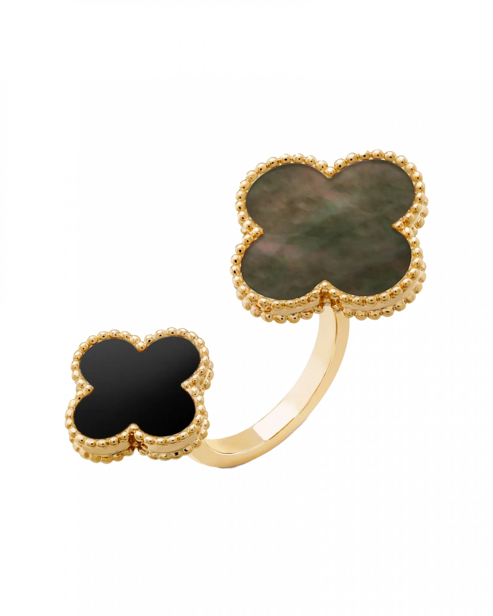 Кольцо на два пальца Van Cleef Magic Alhambra VCARN05700