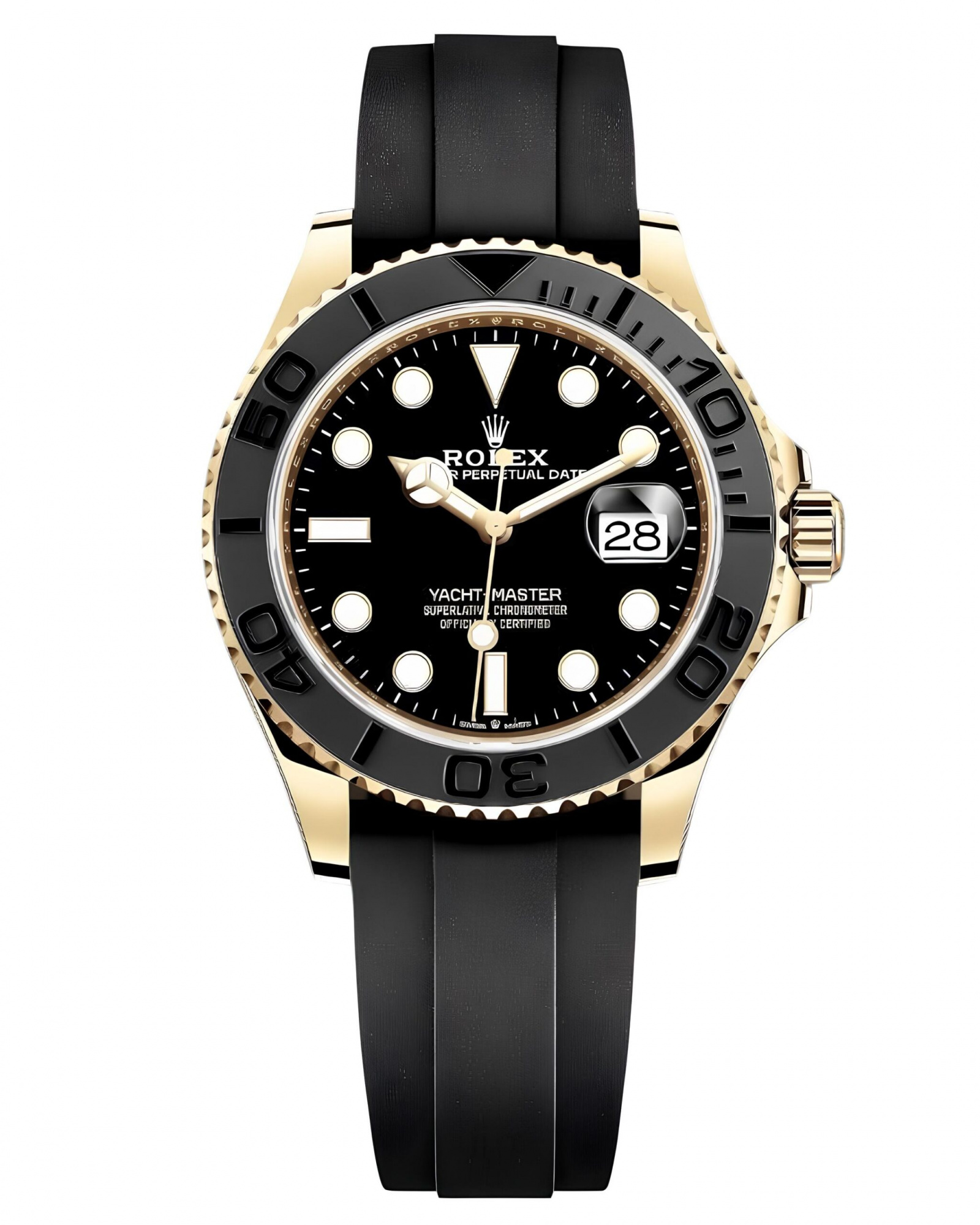 Часы с позолотой Rolex Yacht-Master 226658-0001